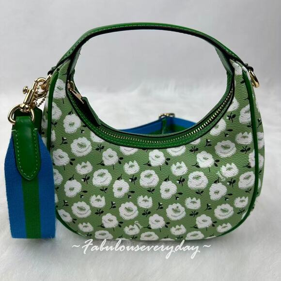 Coach Carmen Mini Crossbody Bag With Floral Print Kelly Multi CBI58 NWT - Picture 4 of 11